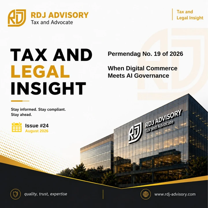 RDJ Tax and Legal Insight Issue 24 - digital commerce and AI governance