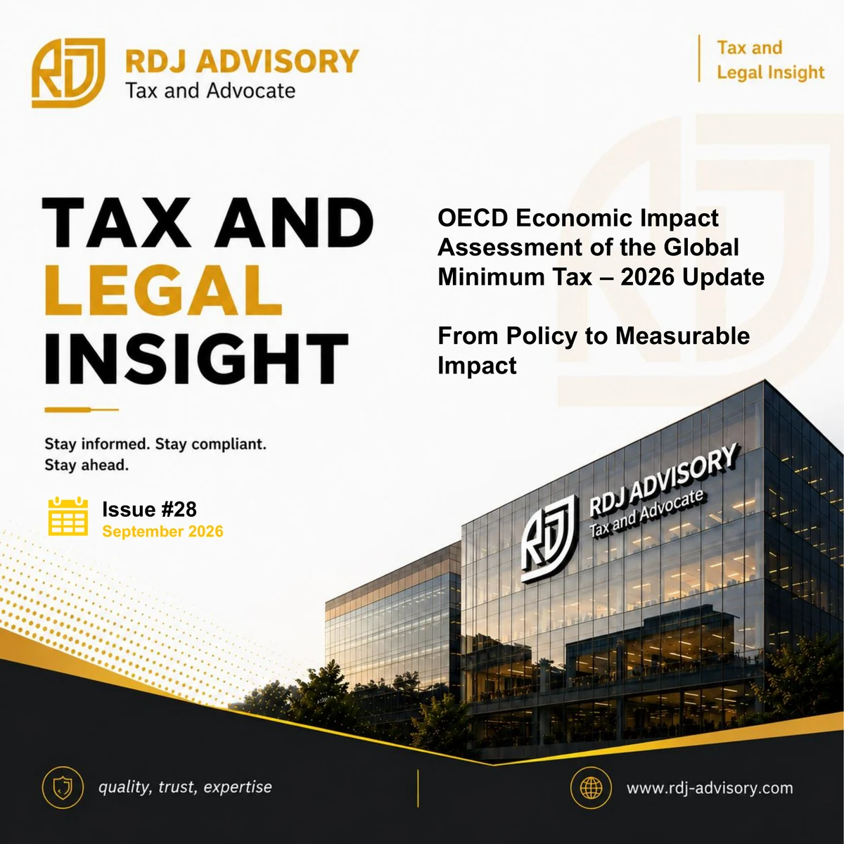 RDJ Tax and Legal Insight Issue 28 - OECD Global Minimum Tax 2026 Update