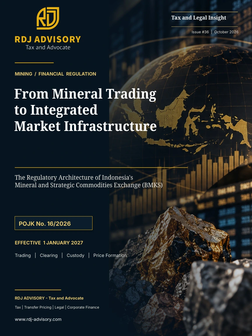 Tax and Legal Insight Issue 36 — From Mineral Trading to Integrated Market Infrastructure